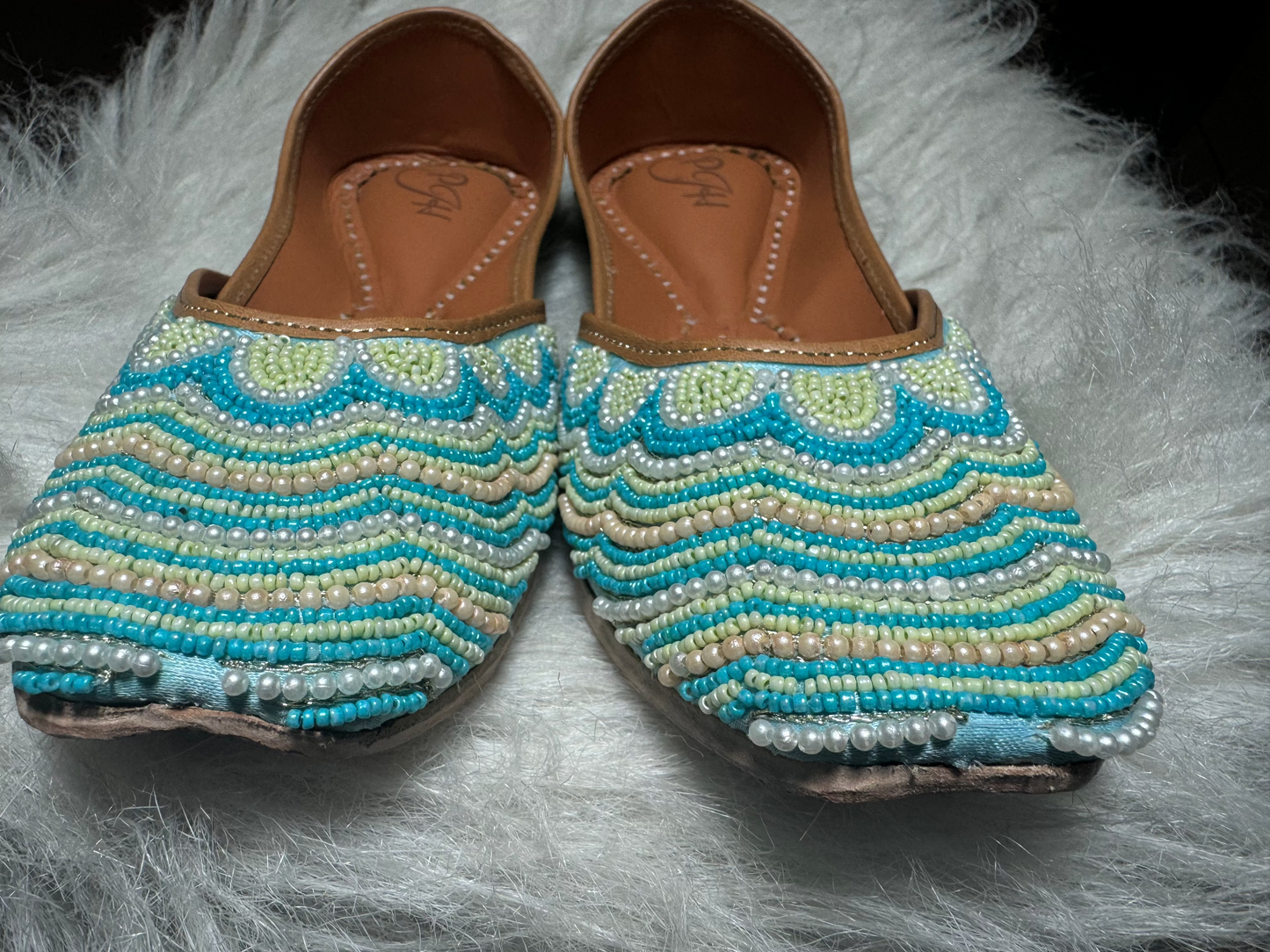 Light Blue Jutti